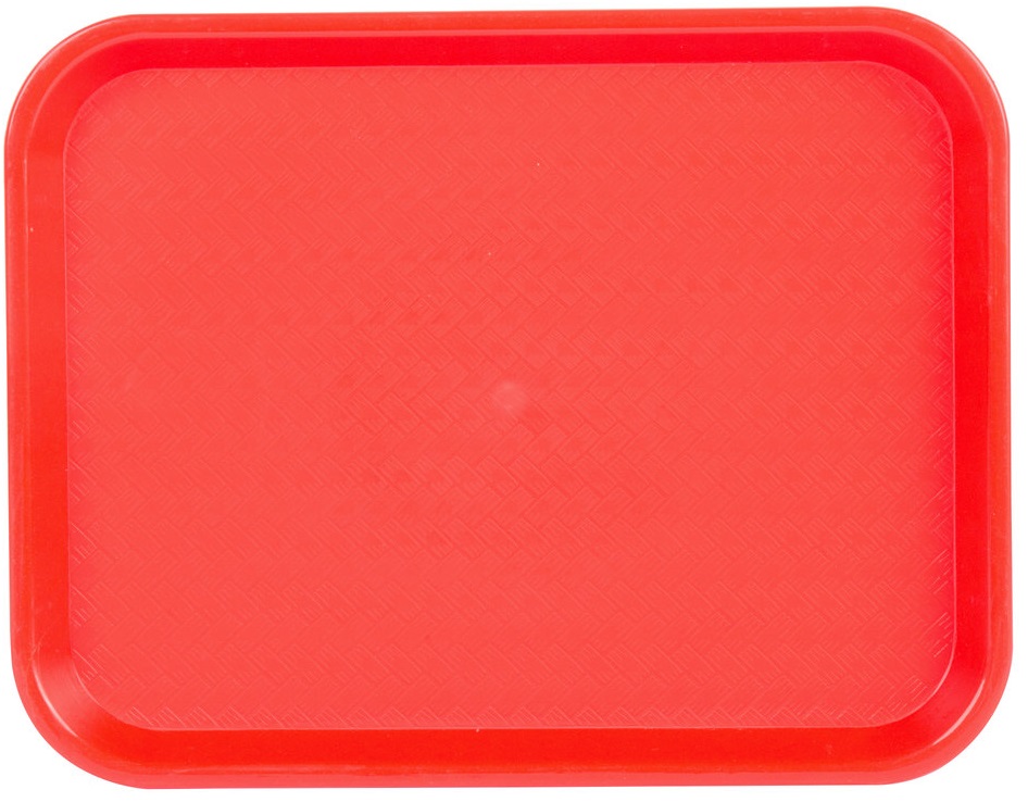 Conjunto de 12 Bandejas Fast Food Pequenas em Vermelho