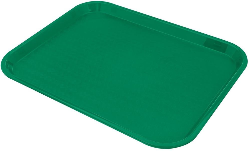 Conjunto de 12 Bandejas Fast Food Grandes em Verde