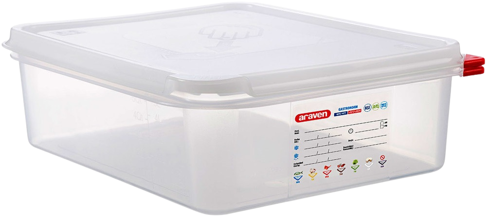 Conjunto de 6 Caixas Herm�ticas GN1/2 de 6,5L