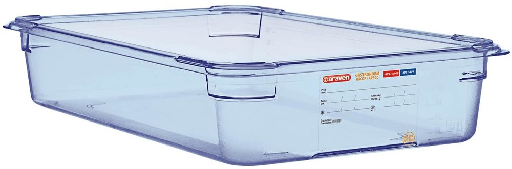 Conjunto de 6 Caixas Herm�ticas sem BPA GN1/1 de 13L