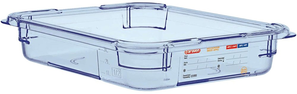 Conjunto de 6 Caixas Herm�ticas sem BPA GN1/2 de 3,9L