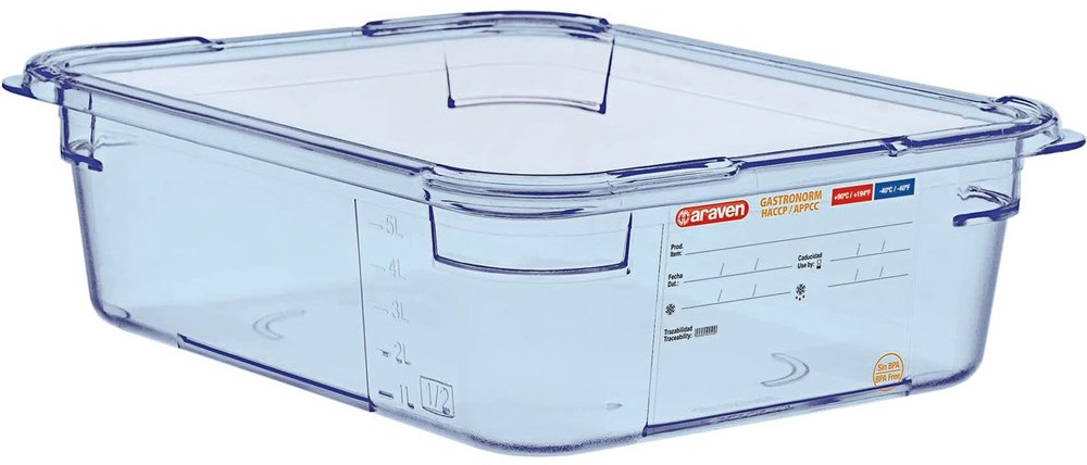 Conjunto de 6 Caixas Herm�ticas sem BPA GN1/2 de 5,95L