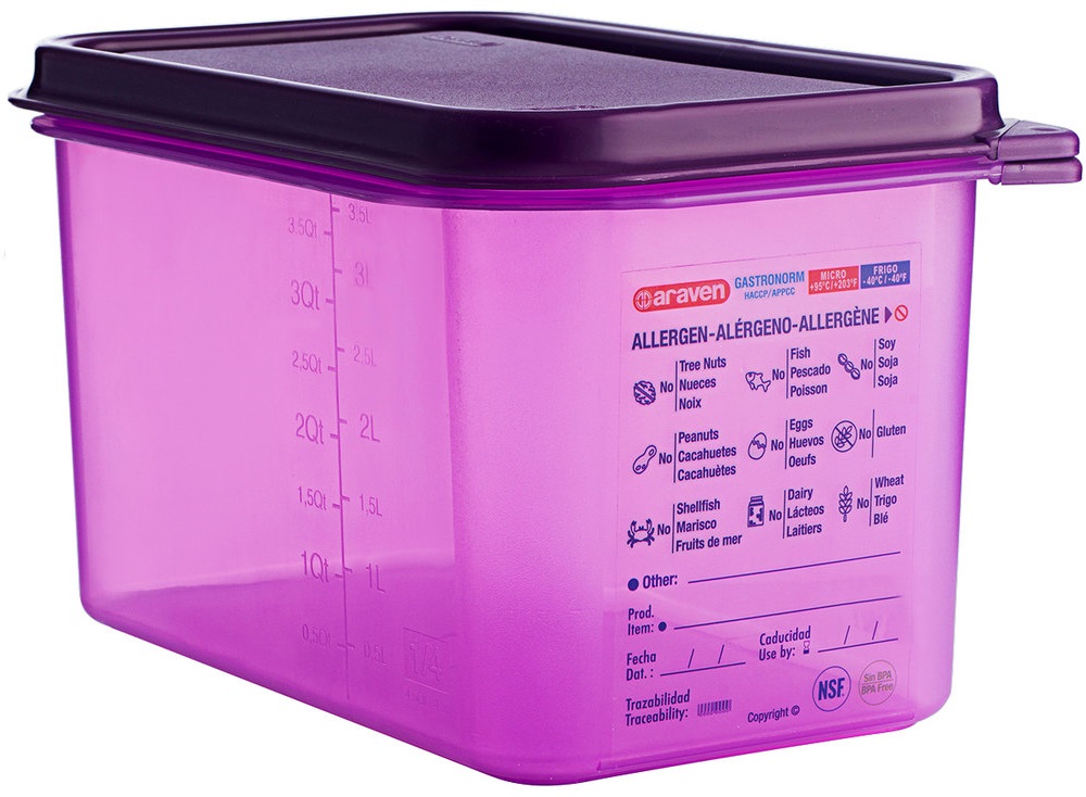 Conjunto de 6 Caixas Herm�ticas Antial�rgenos GN1/4