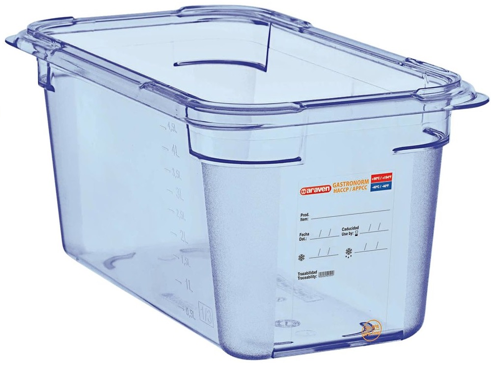 Conjunto de 6 Caixas Herm�ticas sem BPA GN1/4 de 3,7L