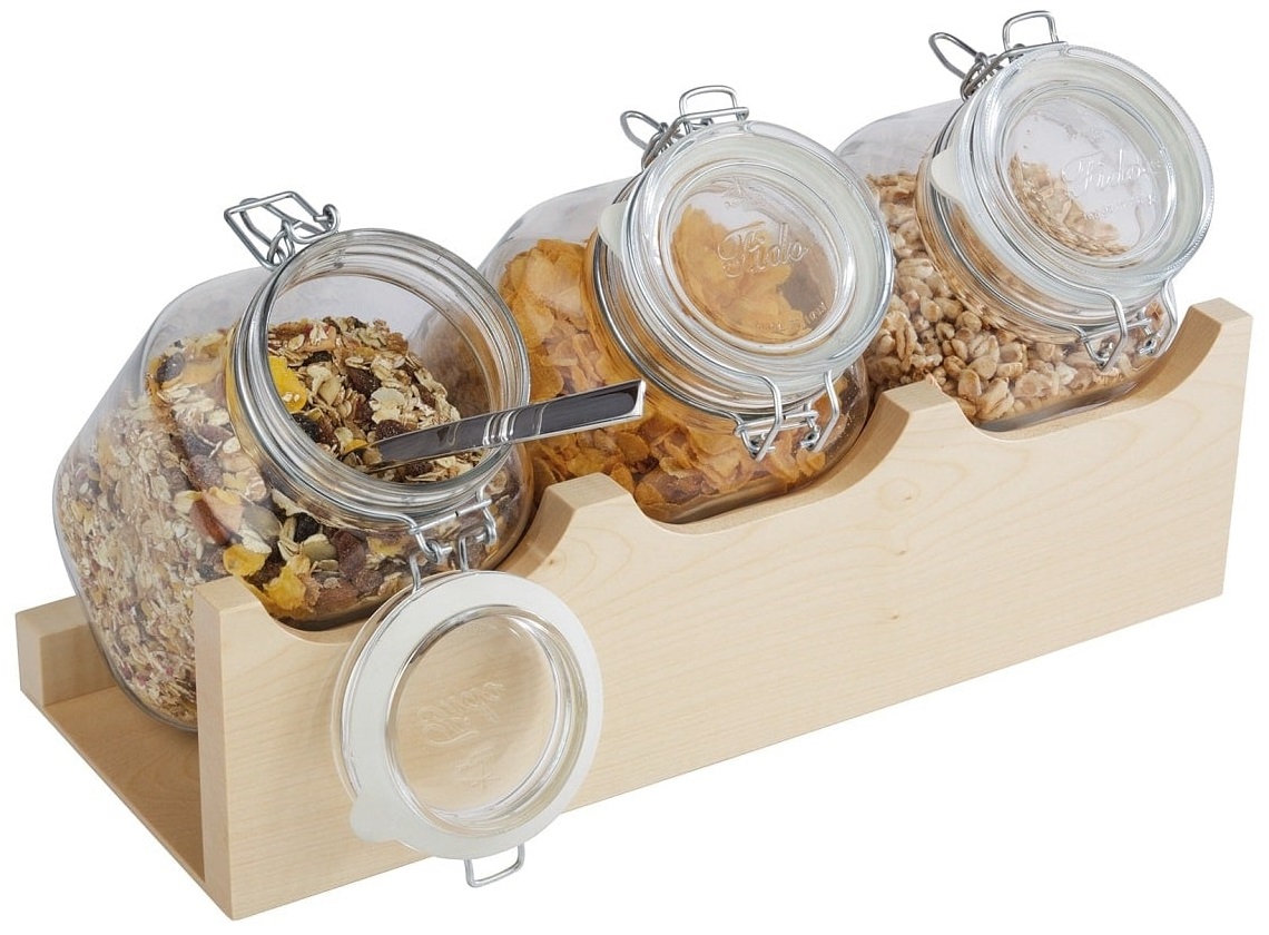 Dispensador de Cereais Bridge em Creme