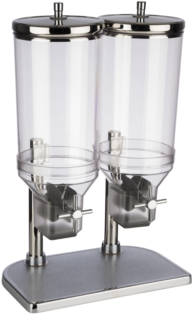 Dispensador de Cereais Duplo Fresh and Easy em Inox