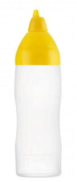 Conjunto de 16 Doseadores Anti-Gotas de 350ml em Amarelo