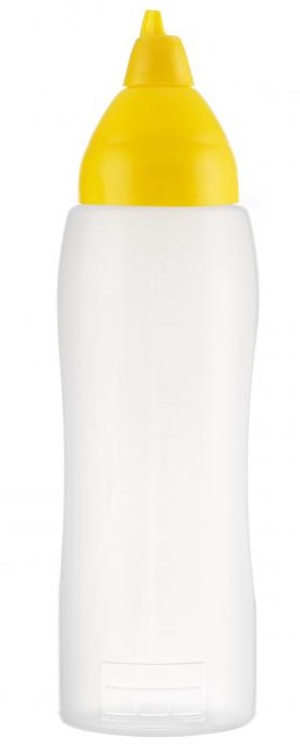 Conjunto de 16 Doseadores Anti-Gotas de 750ml em Amarelo